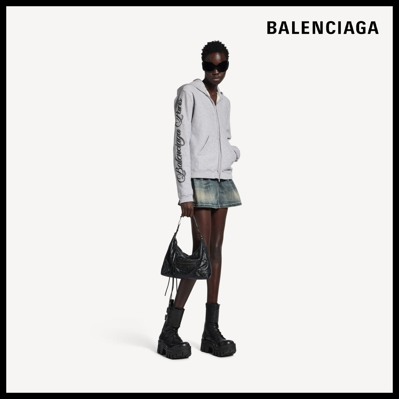【BALENCIAGA】Le City Hobo Bag Small Black