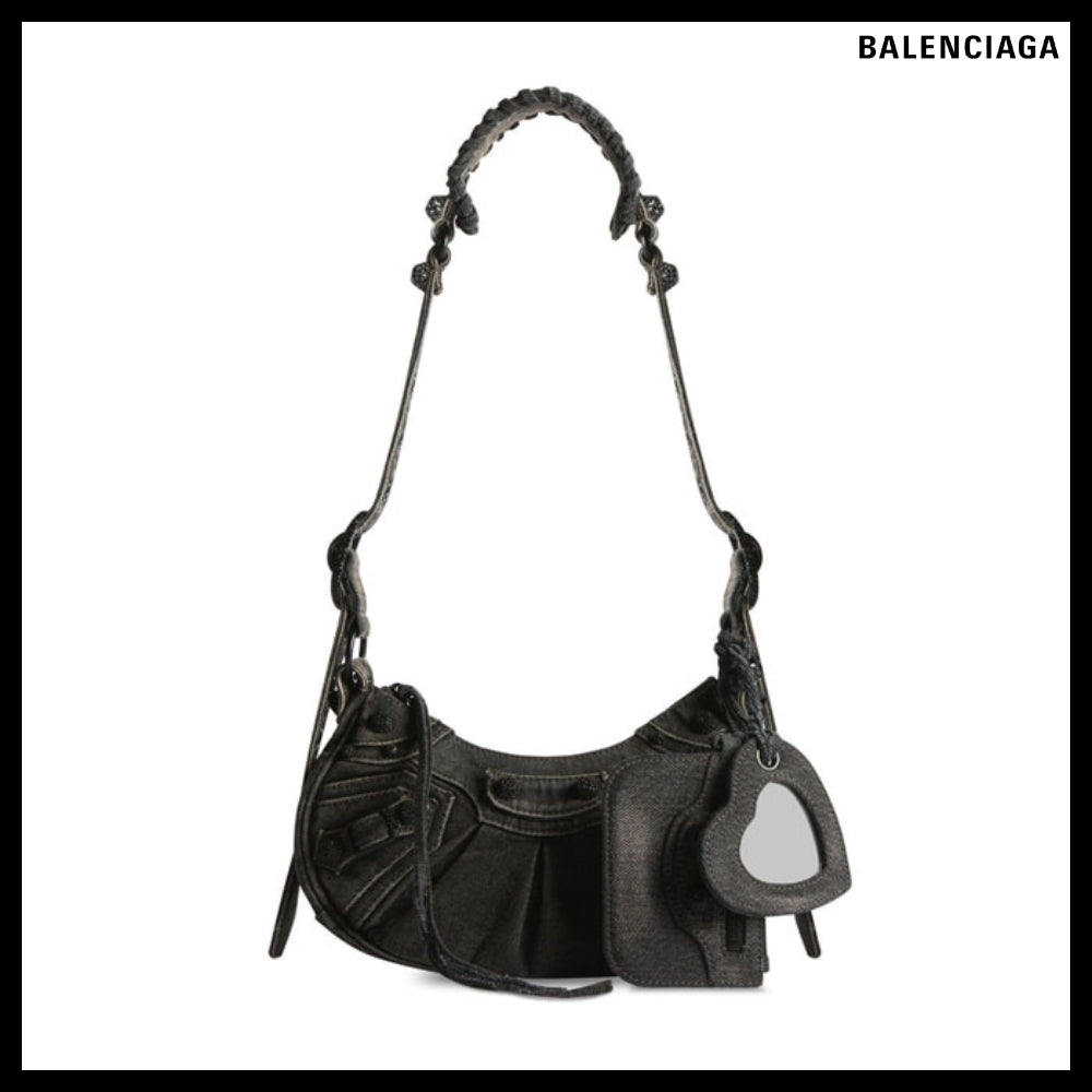 【BALENCIAGA】Le Cagole XS Shoulder Bag Denim