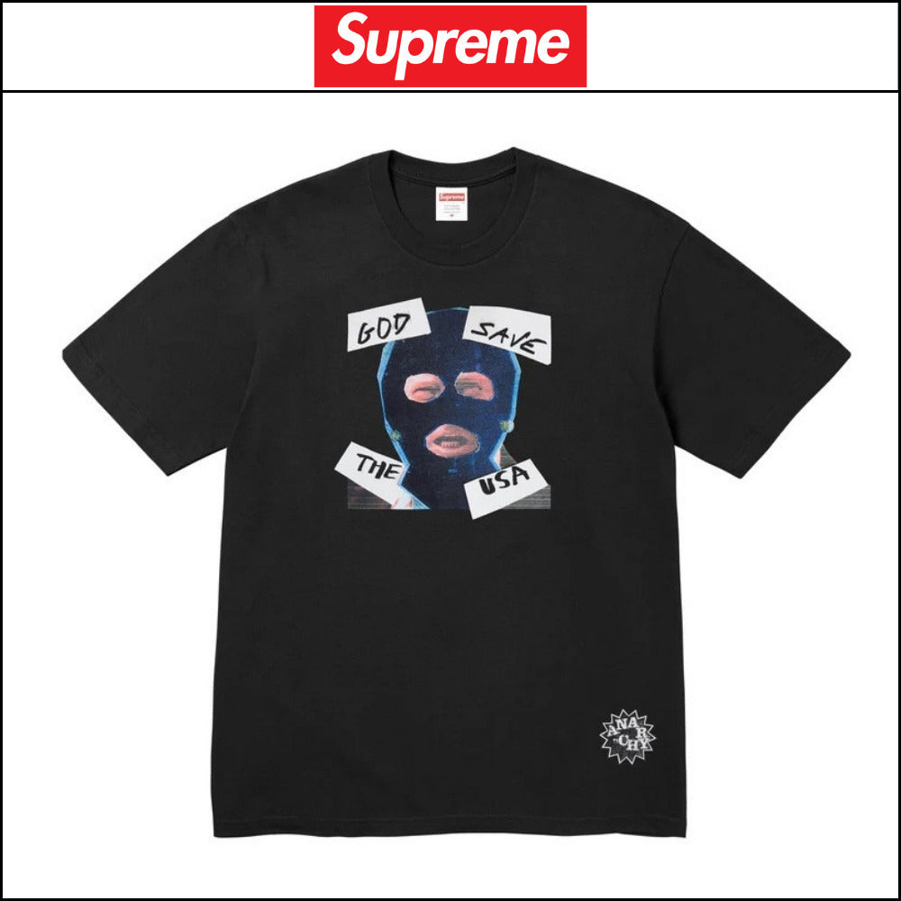 【Supreme】God Save Us T Shirt Black 26SS