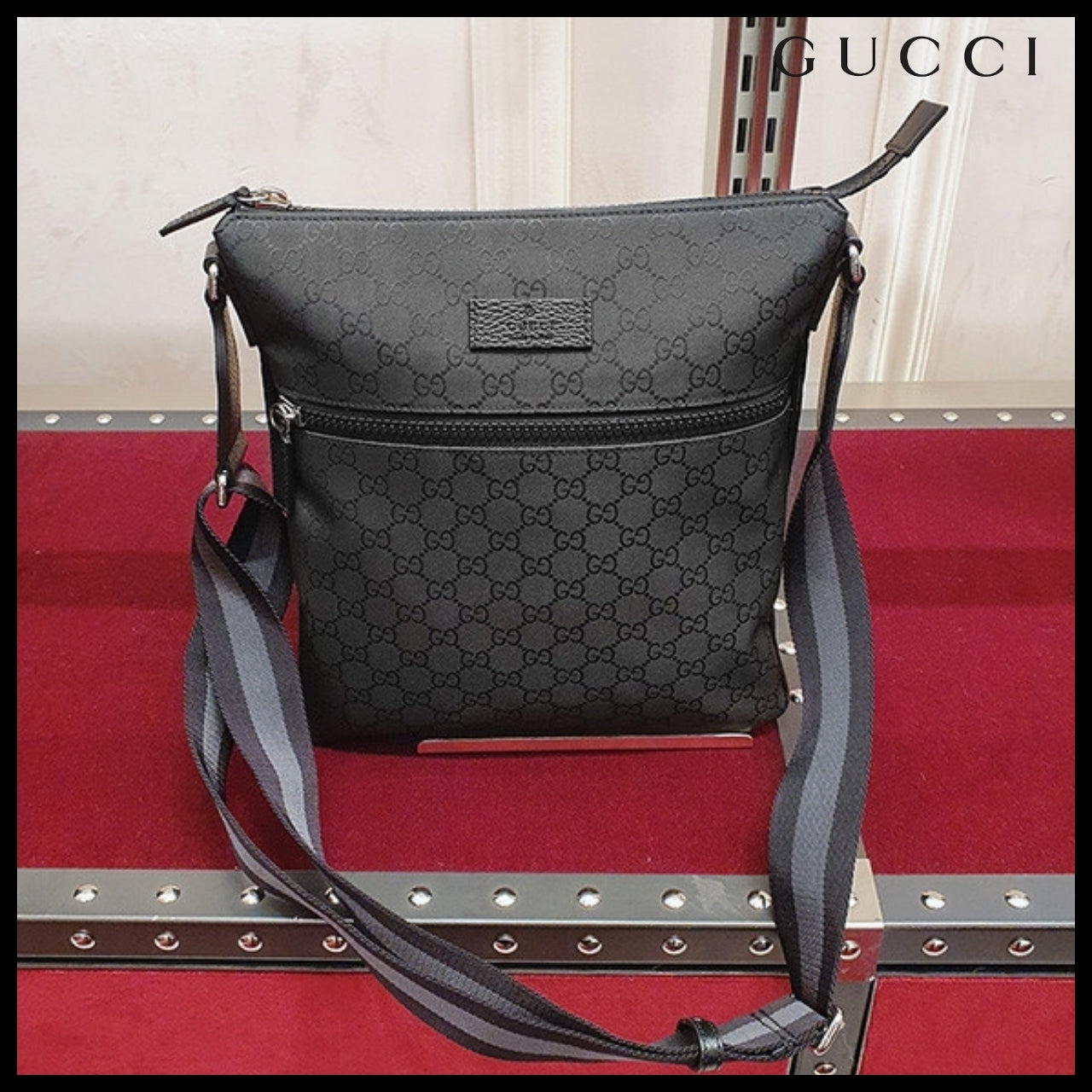 【GUCCI 】Micro Shima Medium Crossbody Bag