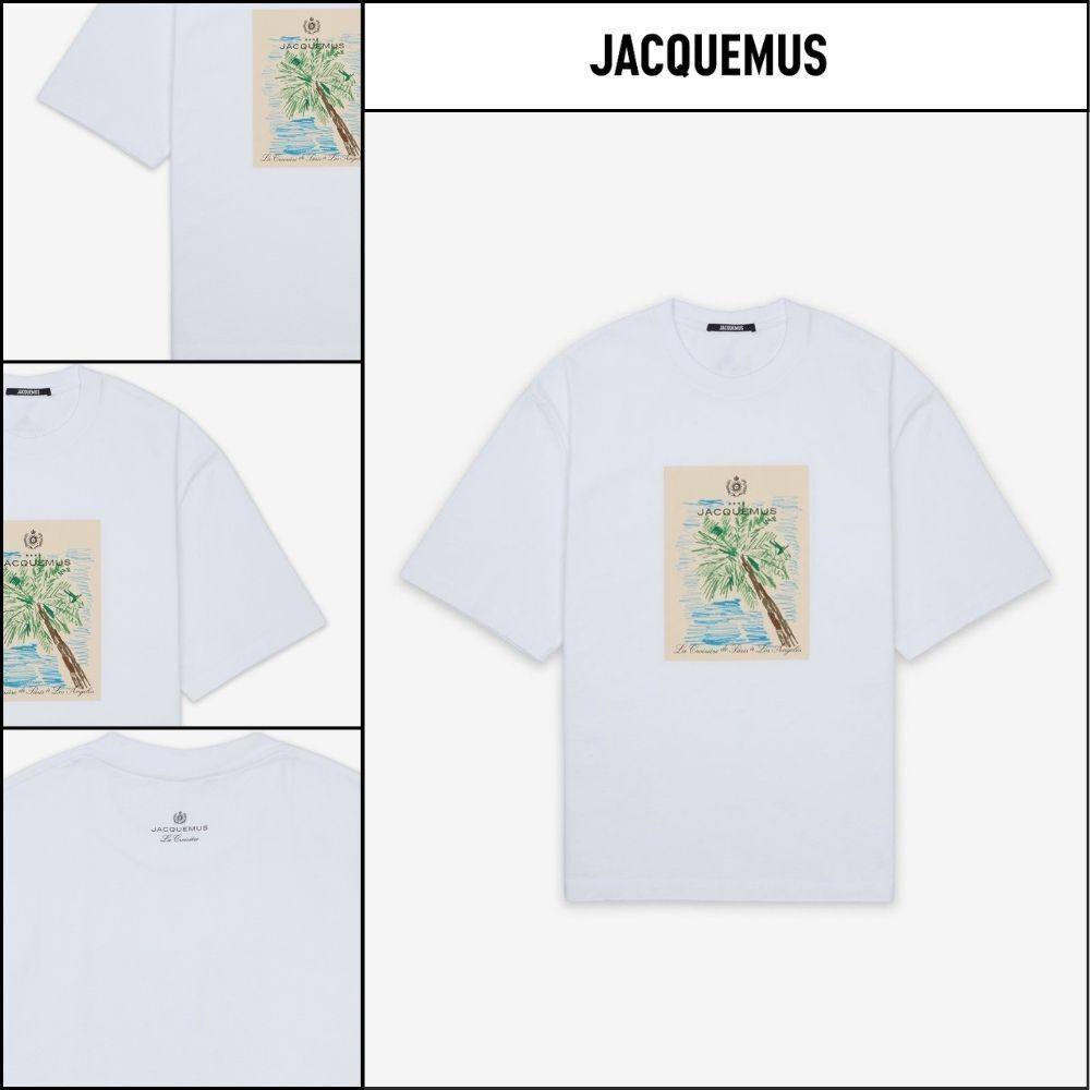 【JACQUEMUS】Marino Graphic Short Sleeve T Shirt White