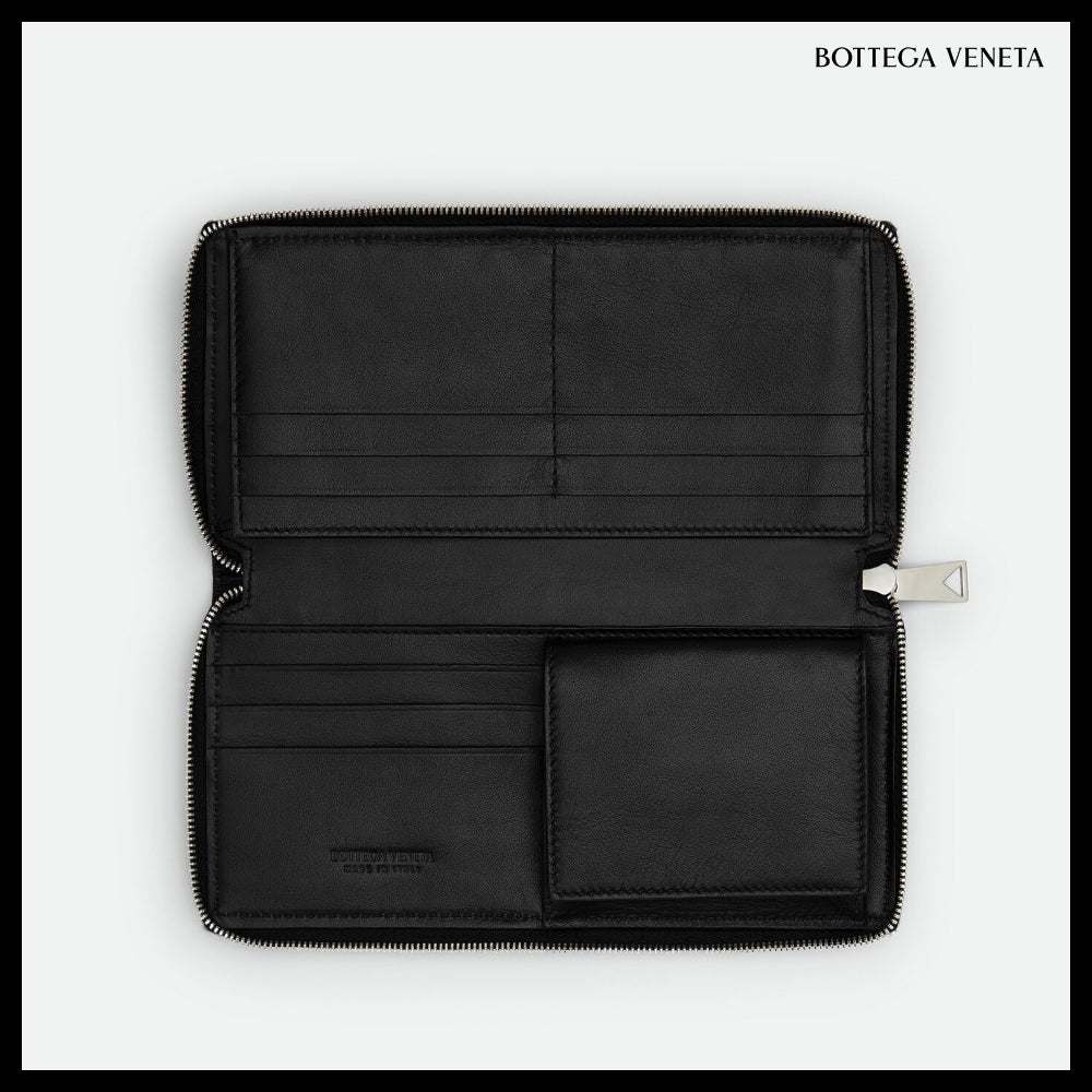 【BOTTEGA VENETA】Cassette Zip-Around Wallet