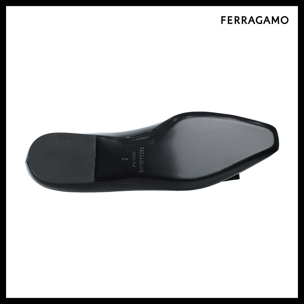 【FERRAGAMO】 Vara Bow Ballet Flats