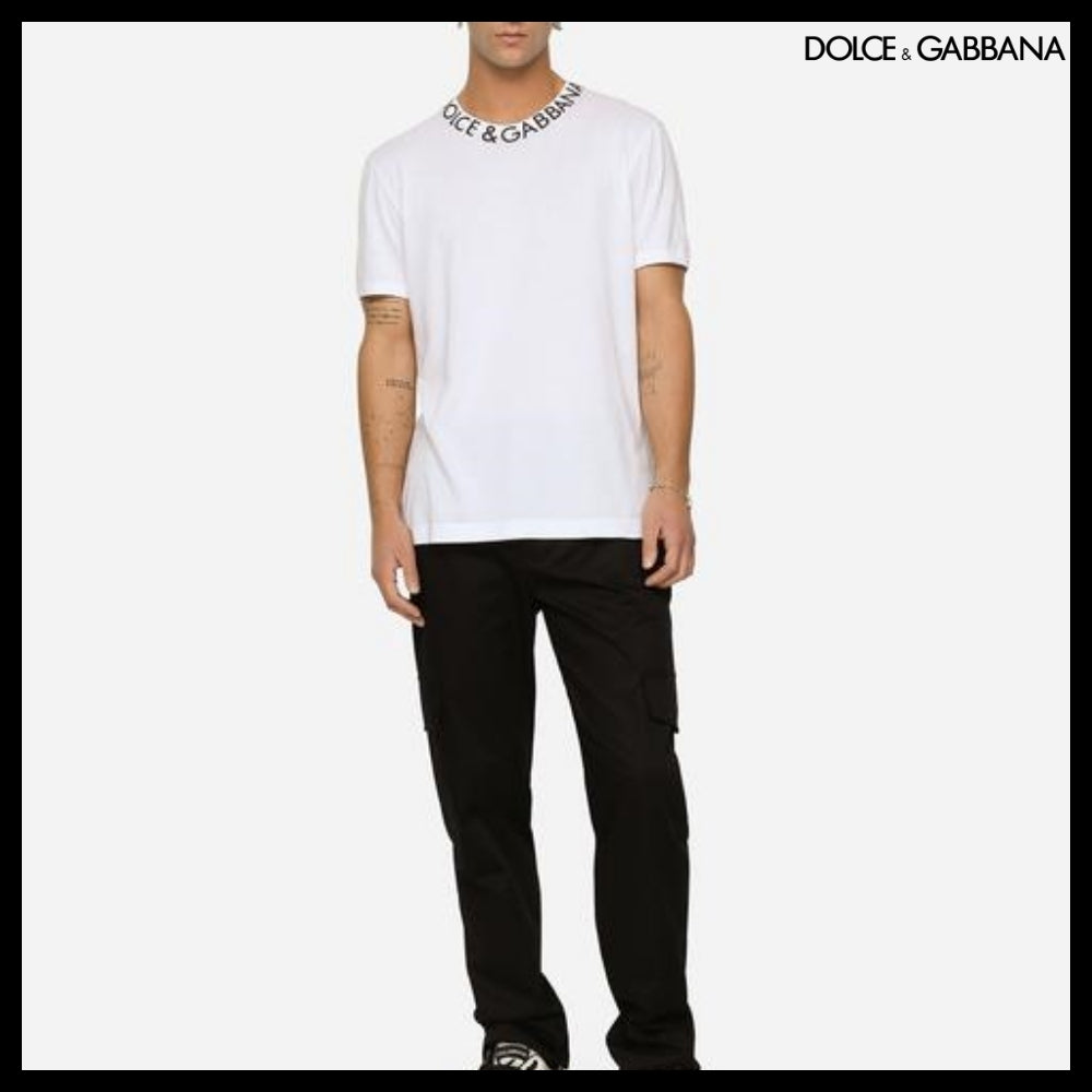 【Dolce&Gabbana】ROUND NECK T SHIRT DOLCE GABBANA
