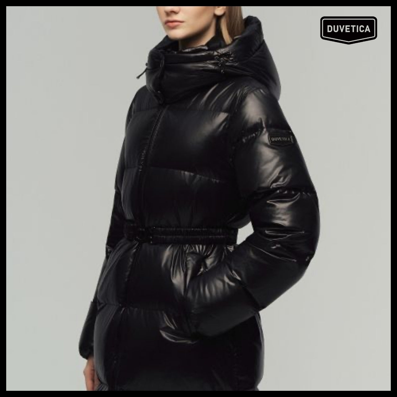 【DUVETICA】Remie - Black Womens Down Jacket