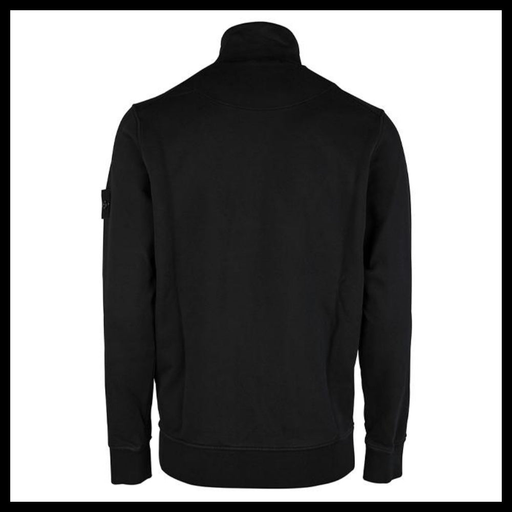 【Stone Island】Wappen Pocket Zip-up Jacket Black