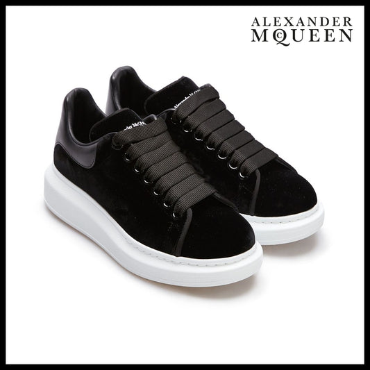 【Alexander Mcqueen】Velvet Oversized Women’s Sneaker