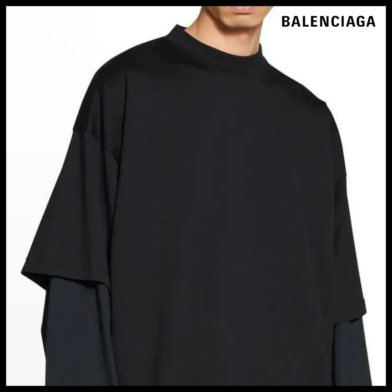 【BALENCIAGA】T-Shirt Oversized in Black