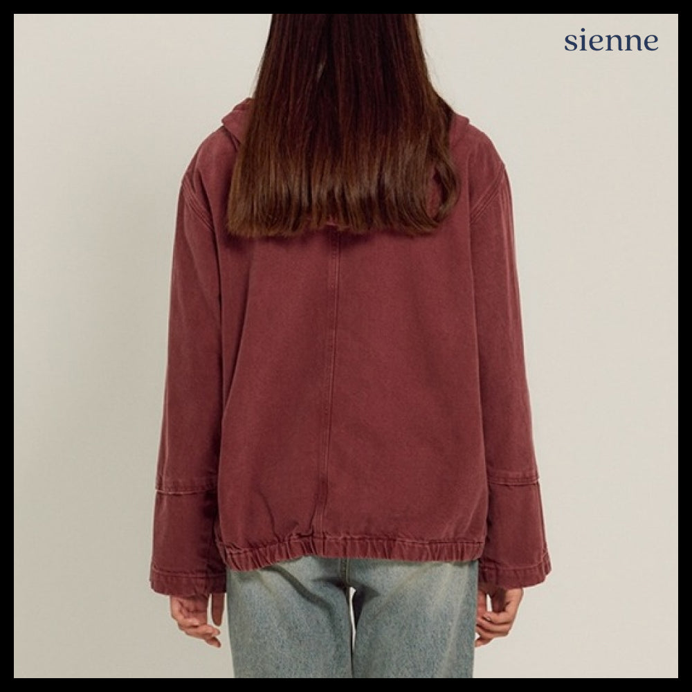 【SIENNE】Elvis Work Jacket Burgundy