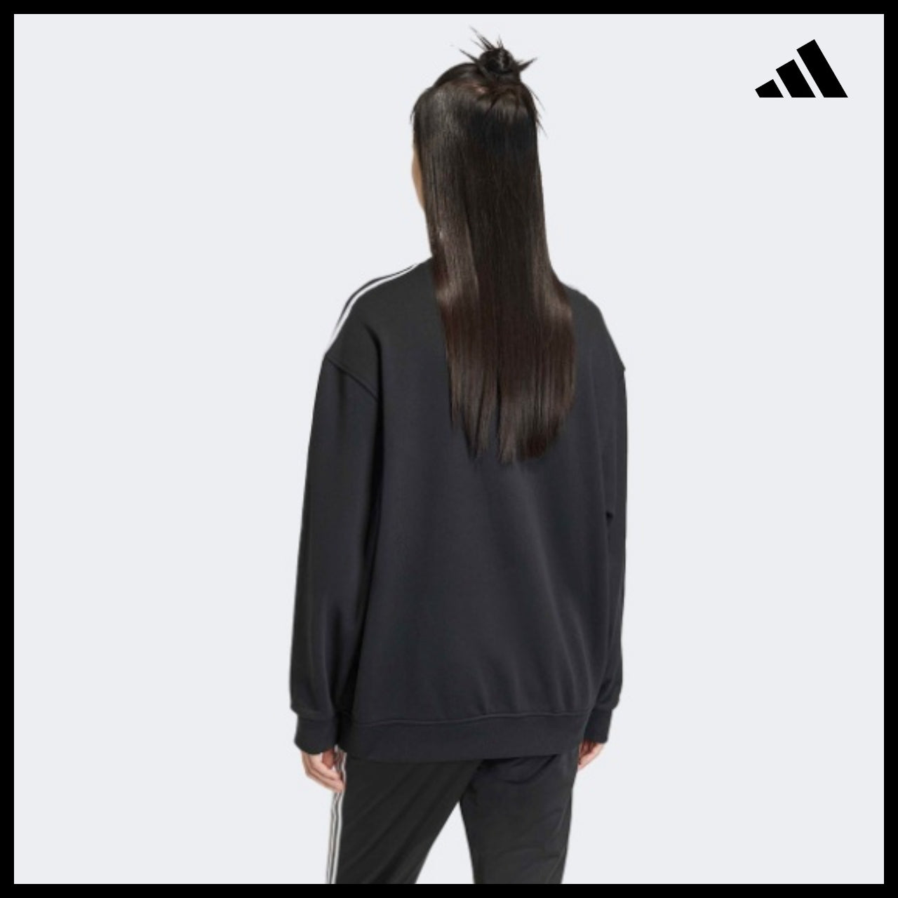 【ADIDAS】Original Lace Branding Crew Sweatshirt KS6470