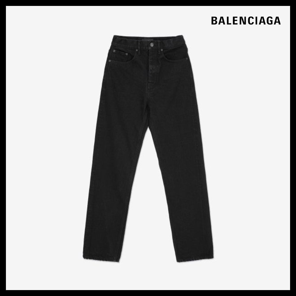 【BALENCIAGA】Relax Denim Pants Black
