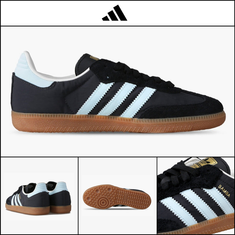 【ADIDAS】Samba OG Cloud Carbon Almost Blue Sneakers