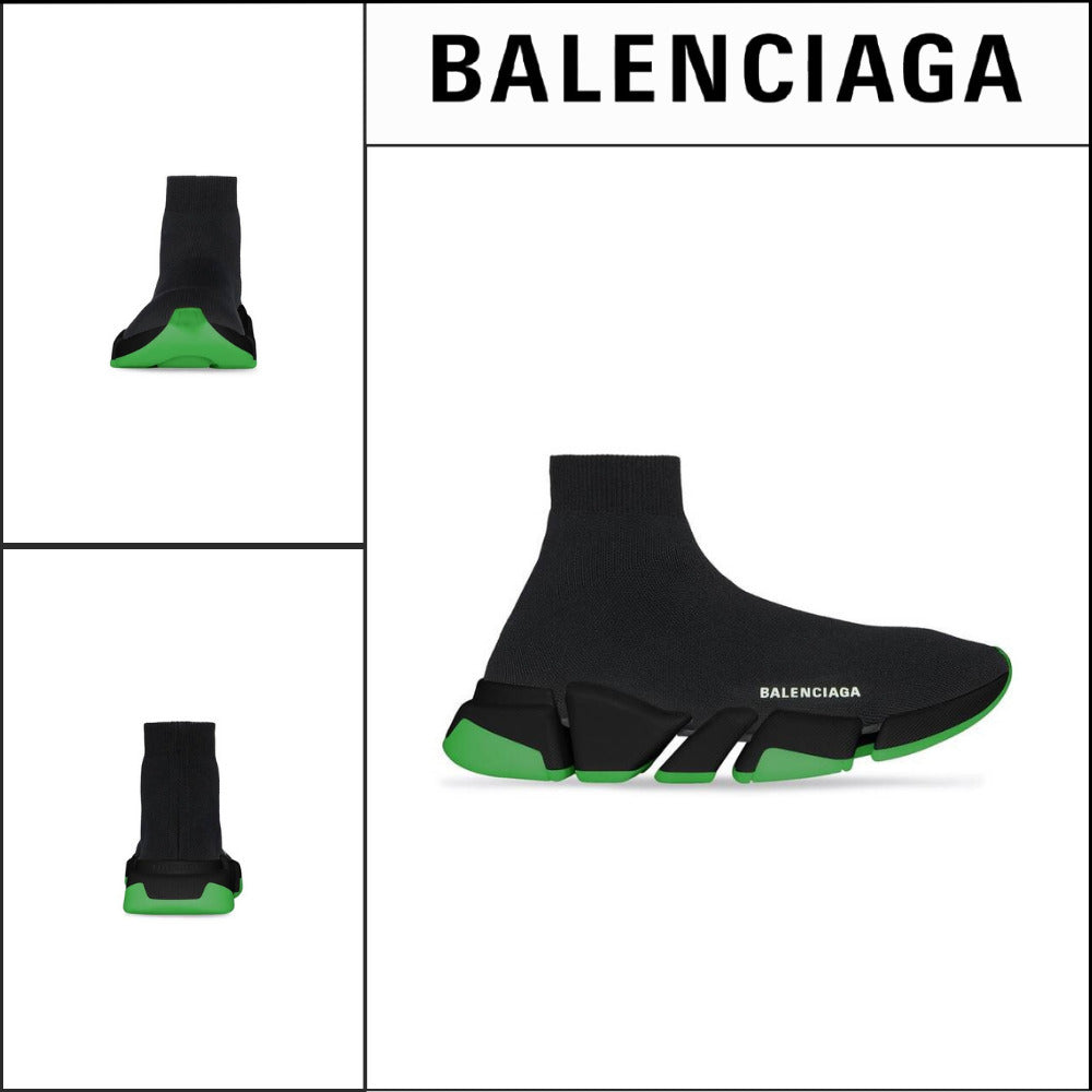 【BALENCIAGA】Speed 2.0 Clear Sole Recycled Knit Sneaker