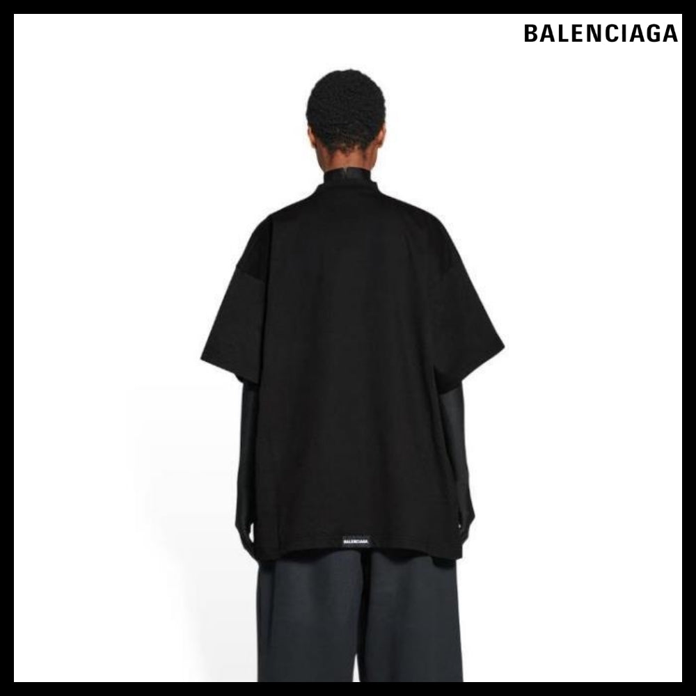 【BALENCIAGA】Tab Oversized T-Shirt 0100