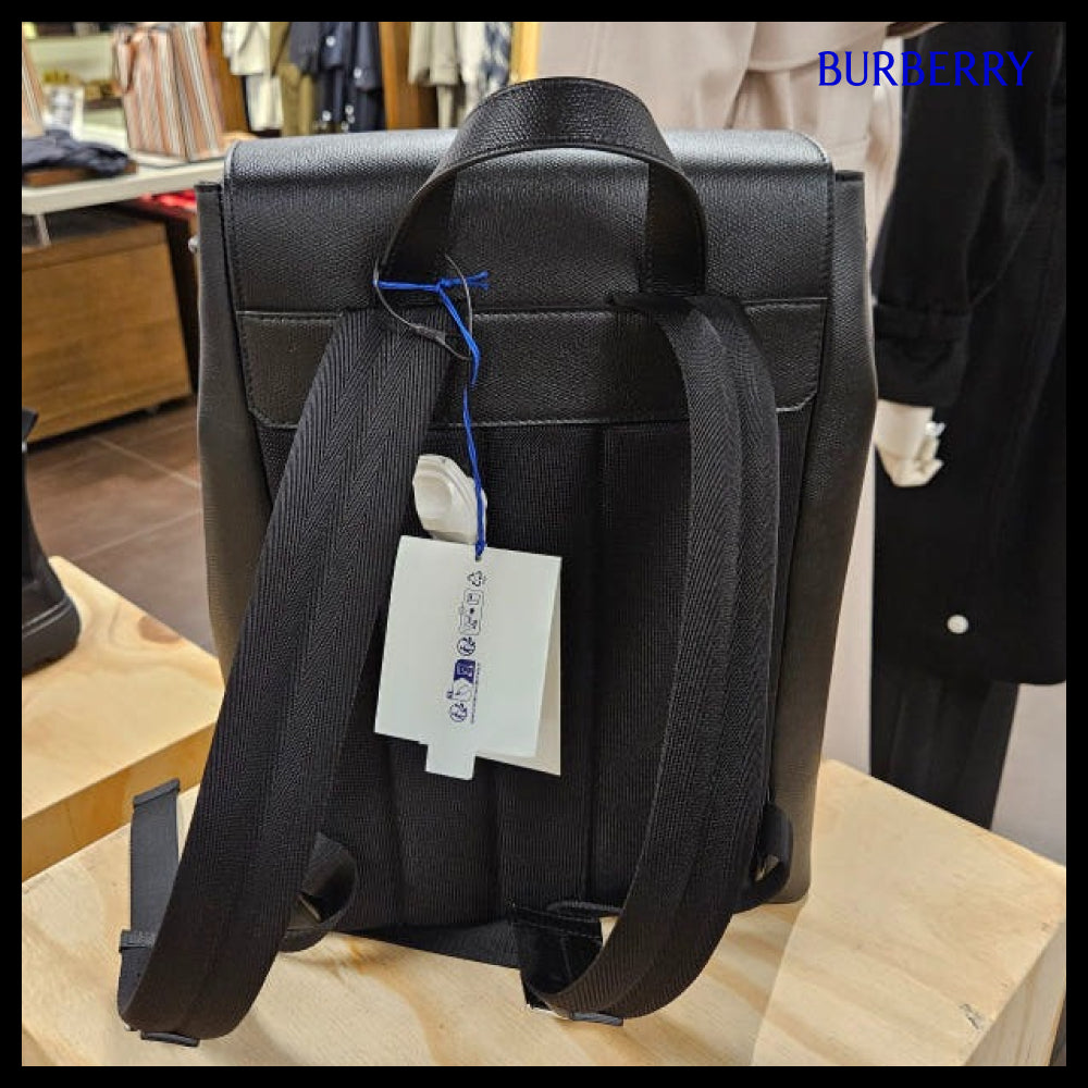 【Burberry】25FW Soft Rucksack Backpack Black