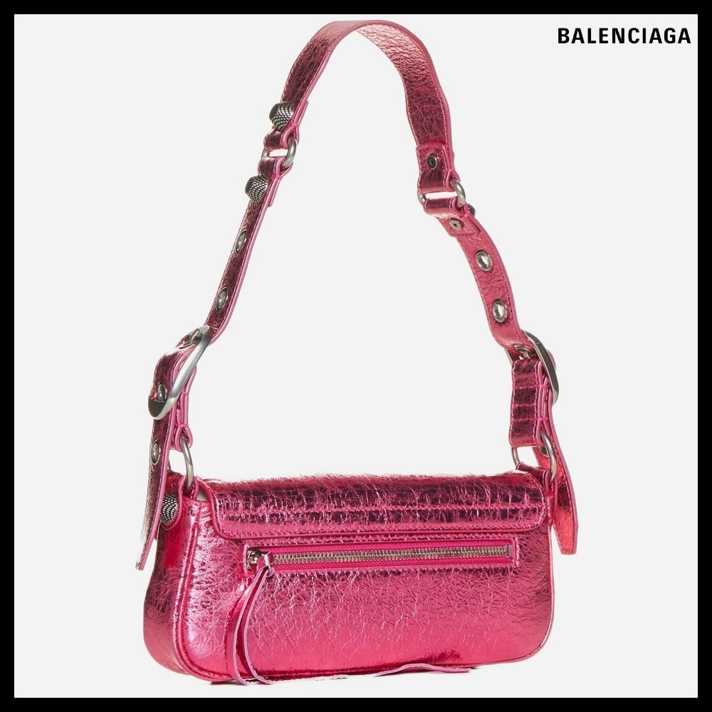 【BALENCIAGA】Cagole XS Leather Bag in Pink