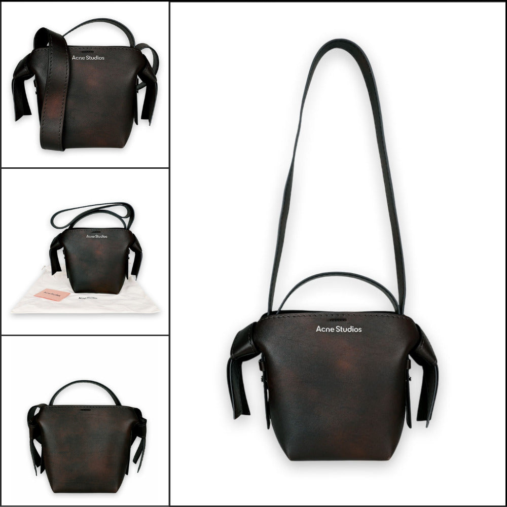 【Acne Studios】 Women Top Handle Leather Musubi Mini