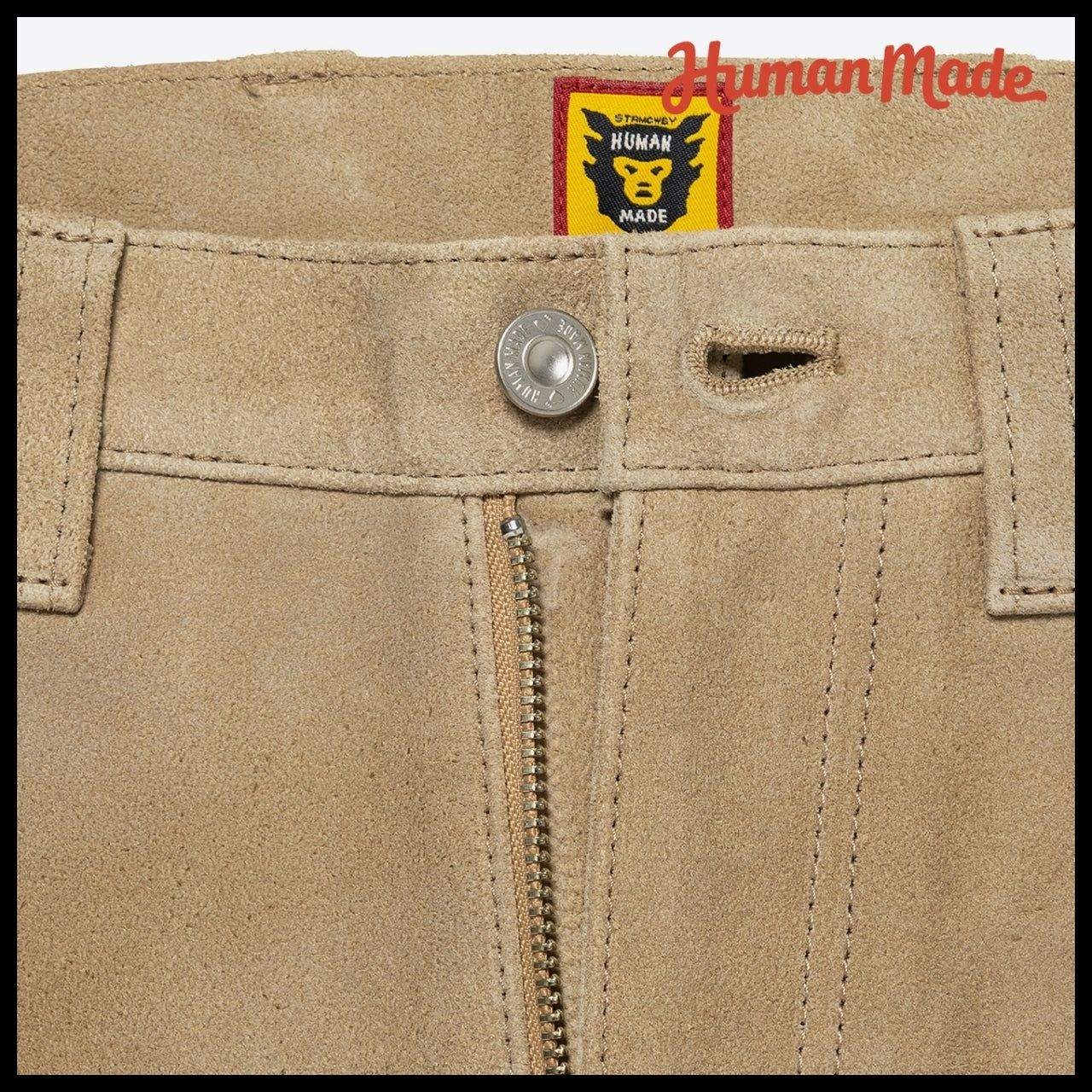 【HUMAN MADE】Suede Leather Pants