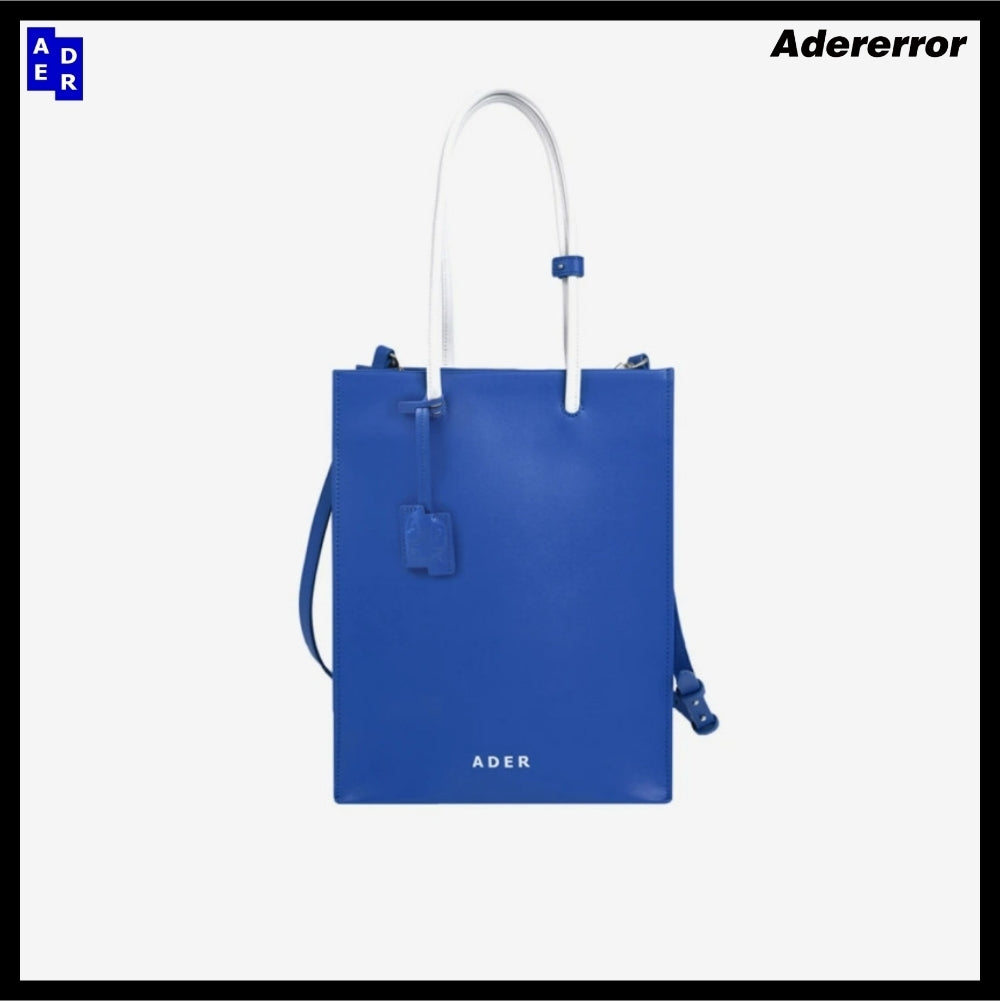 【ADERERROR】Shopper Bag Blue Shoulder Bag