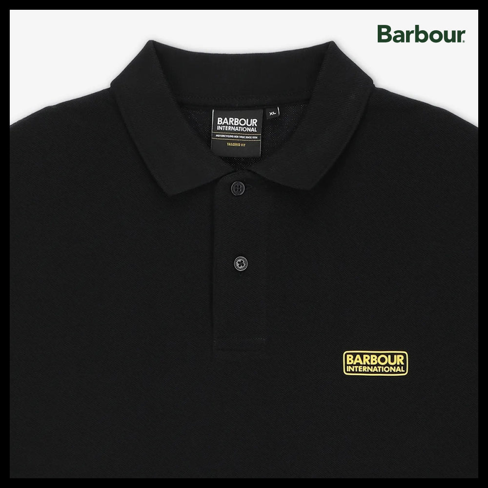 【Barbour】International Essential Logo Short Sleeve Polo