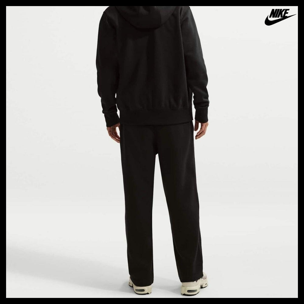 【NIKE】Sportswear Club Fleece Open Hem Pants M Black Jogger