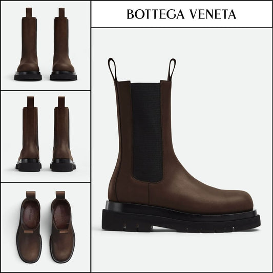 【韓国百貨店 BOTTEGA VENETA】Lug Chelsea Boots Fondant