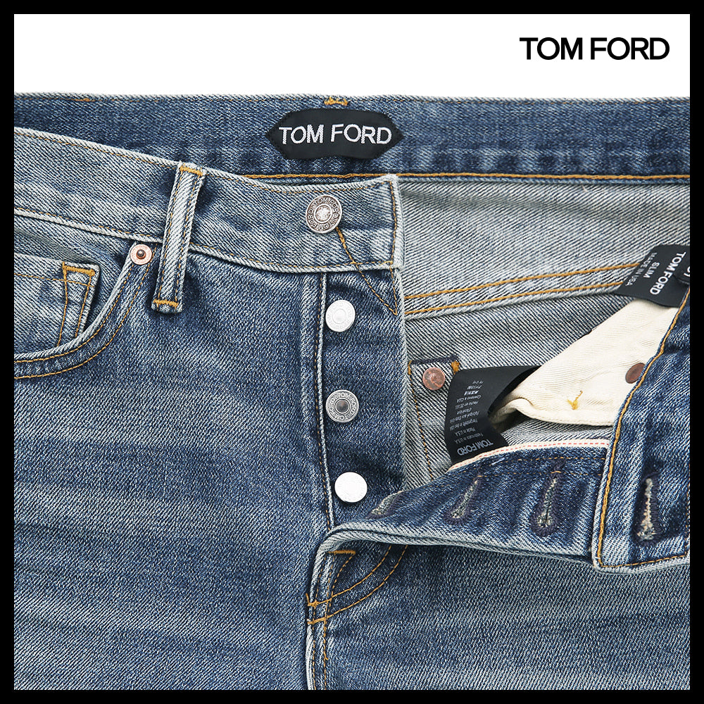 【Tom Ford】Slim-Fit Denim Pants