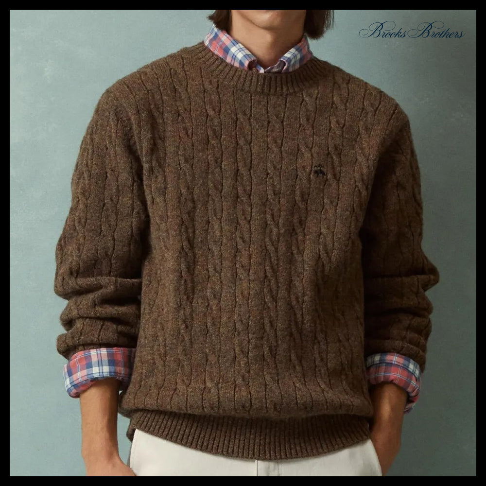【Brooks Brothers】Shetland Cable Pullover 5Colors