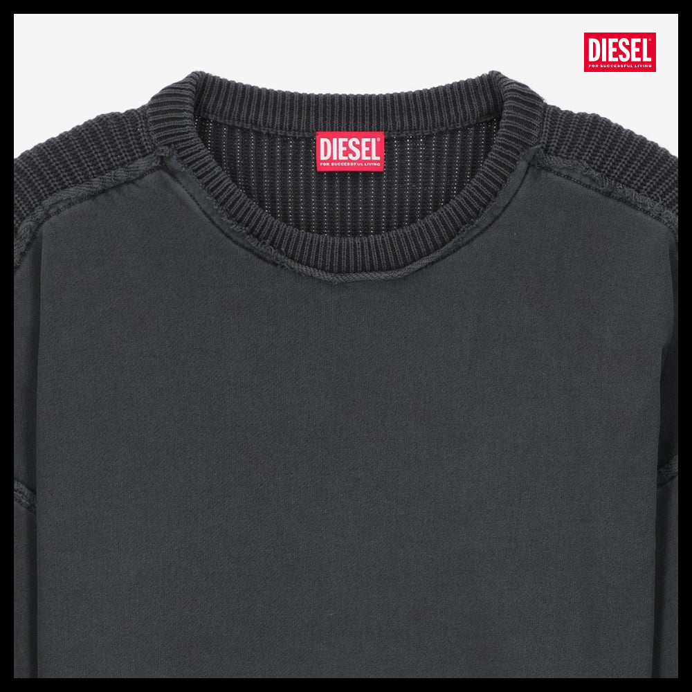 【DIESEL】K Oberto Round Sweatshirt Grey