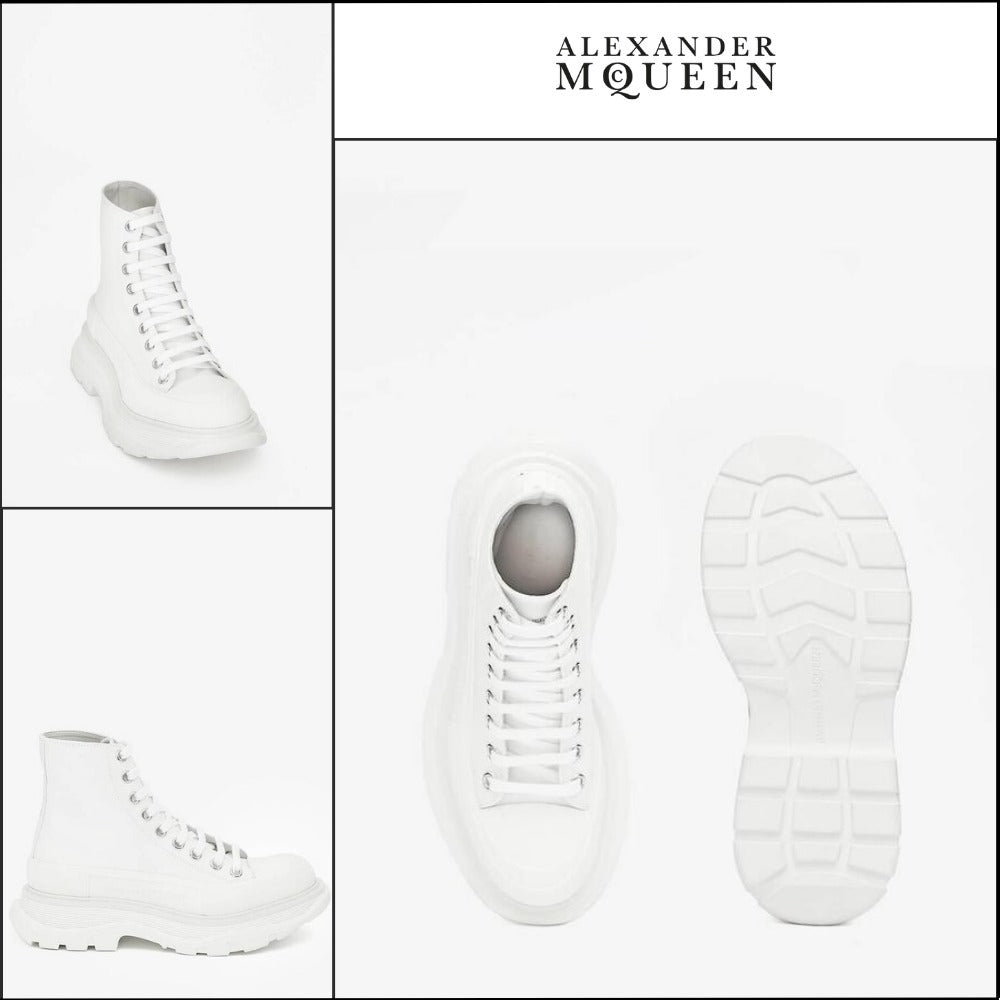 【Alexander Mcqueen】Tread Slick Boot White