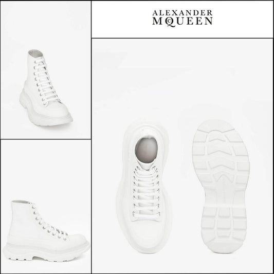 【Alexander Mcqueen】Tread Slick Boot White
