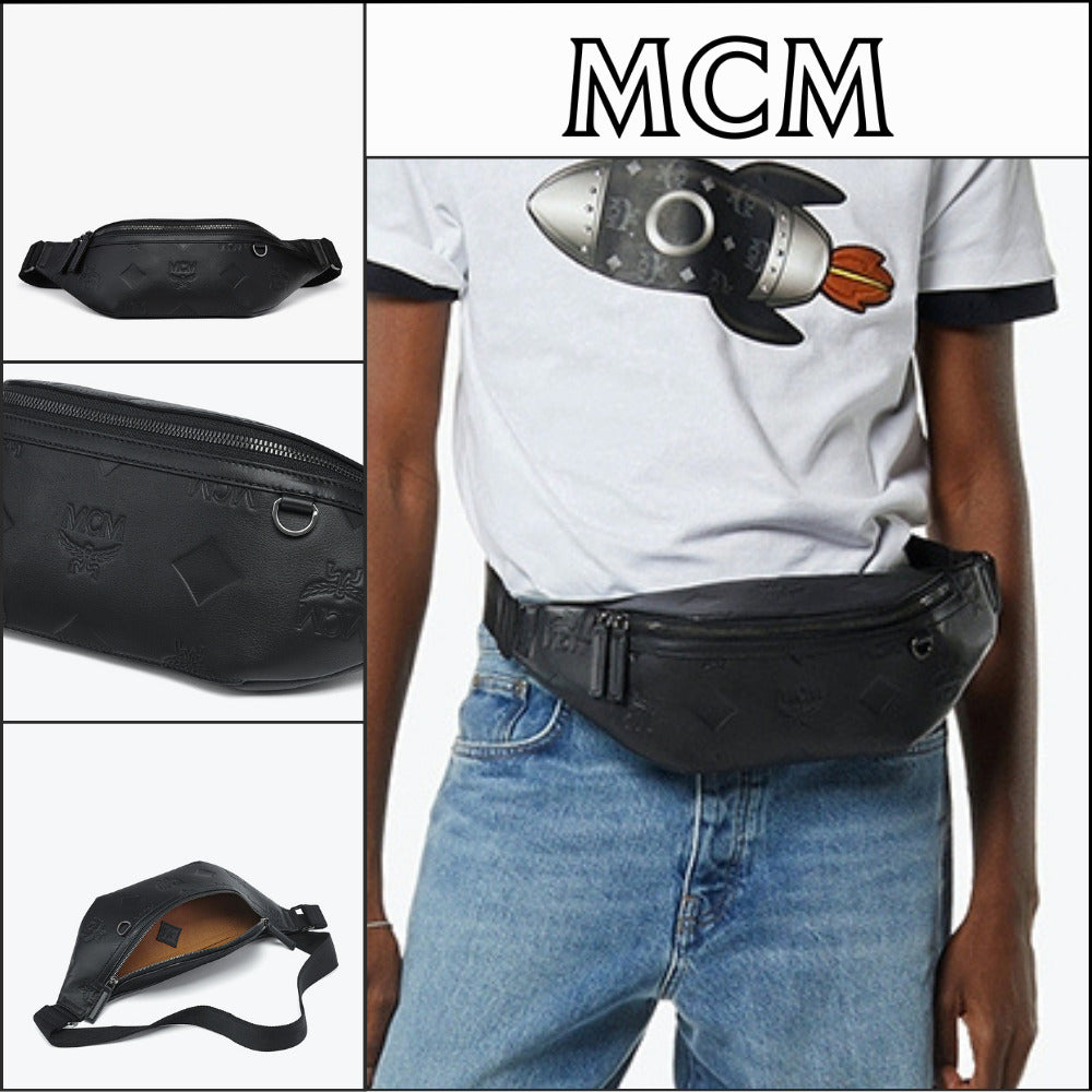 【MCM】Fursten maxi monogram leather belt bag
