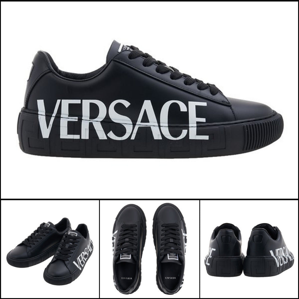 【Versace】Men's Greca Logo Sneakers Luxury Streetwear