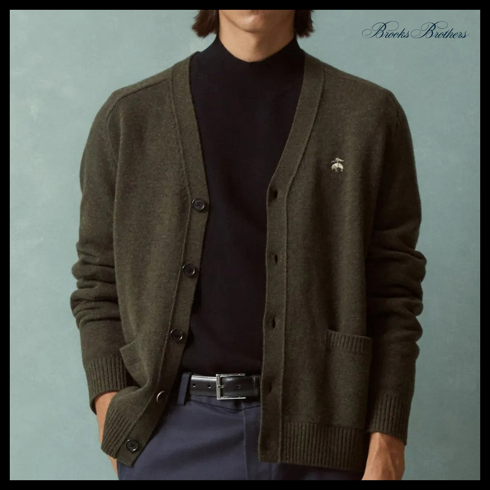 【Brooks Brothers】Wool Cardigan 5Colors