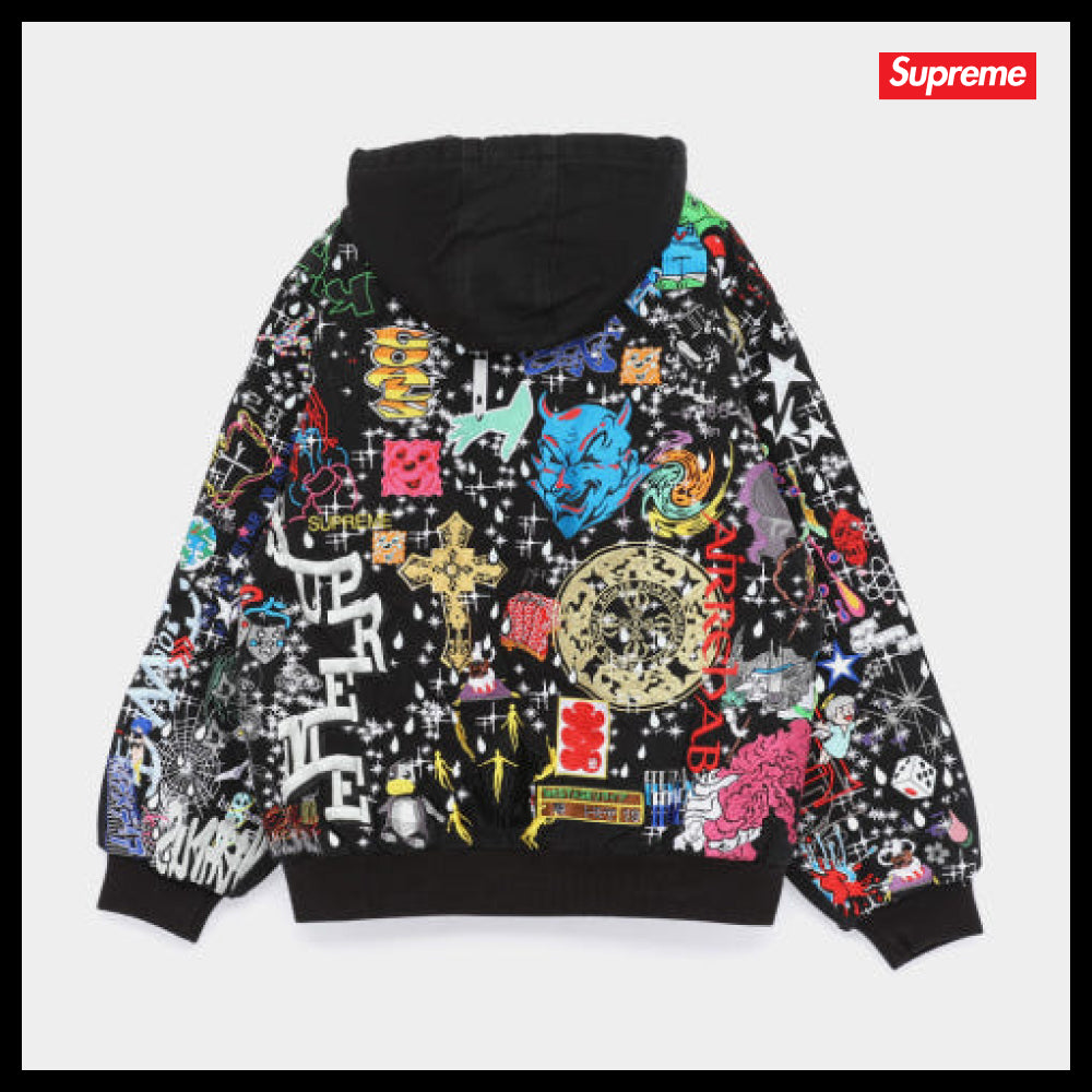 【100%正規品保証 Supreme】AOI Embroidery Hooded Work Jacket