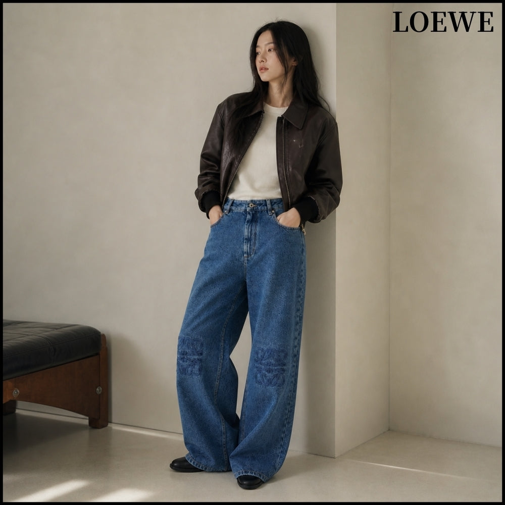 【LOEWE】Anagram Exhaust Jeans