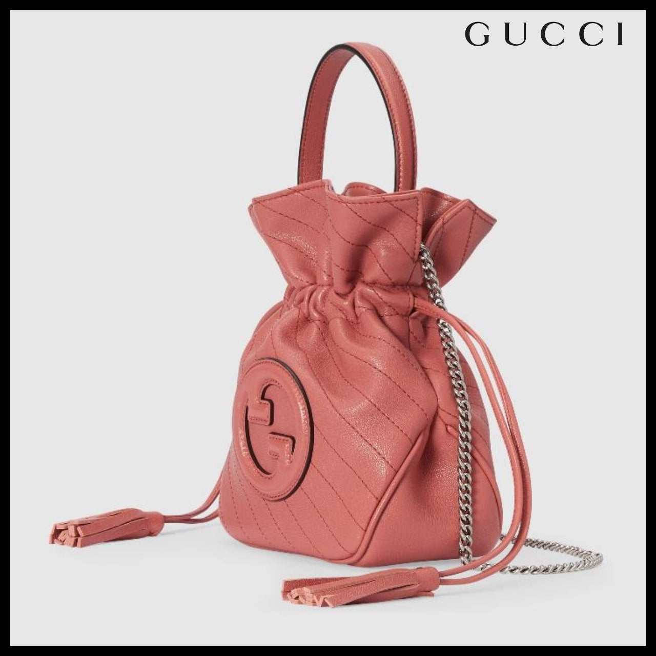 【GUCCI】SAKAI Blondie Drawstring Bucket Bag Gorgeous Grace