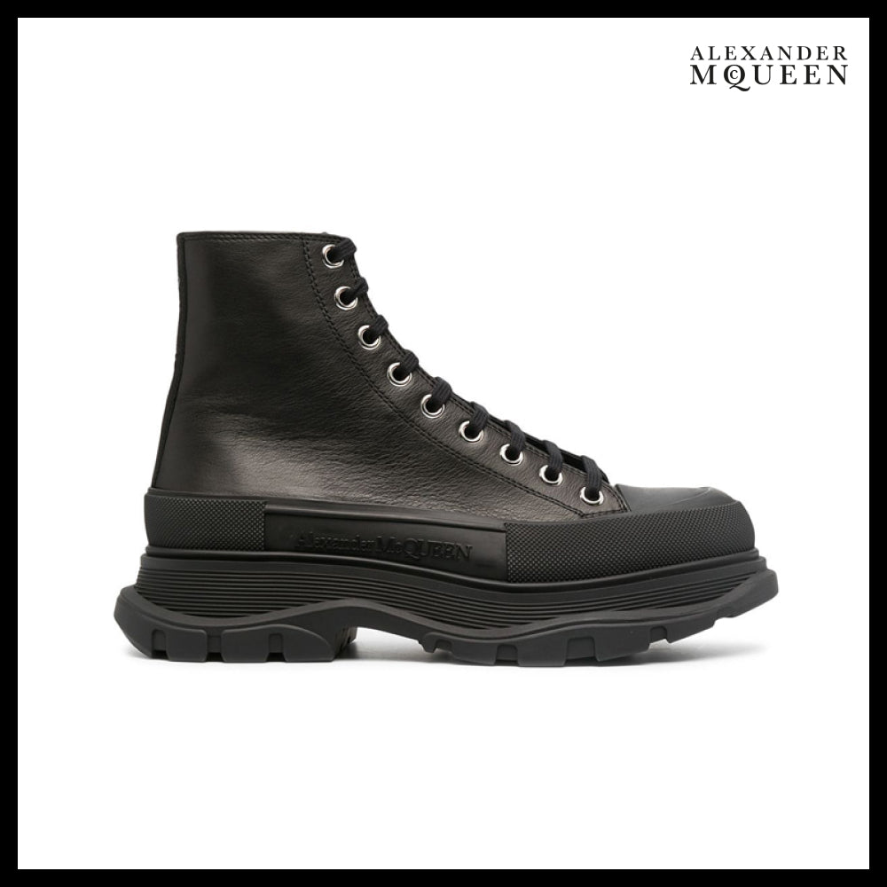 【Alexander Mcqueen】Tread Slick Boots Black