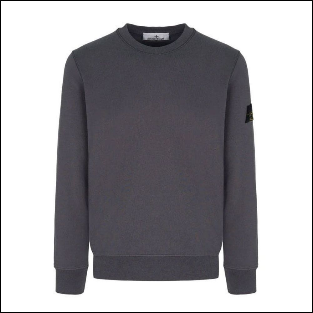 ◆STONE ISLAND◆ORGANIC COTTON FLEECE CREWNECK SWEATSHIRT