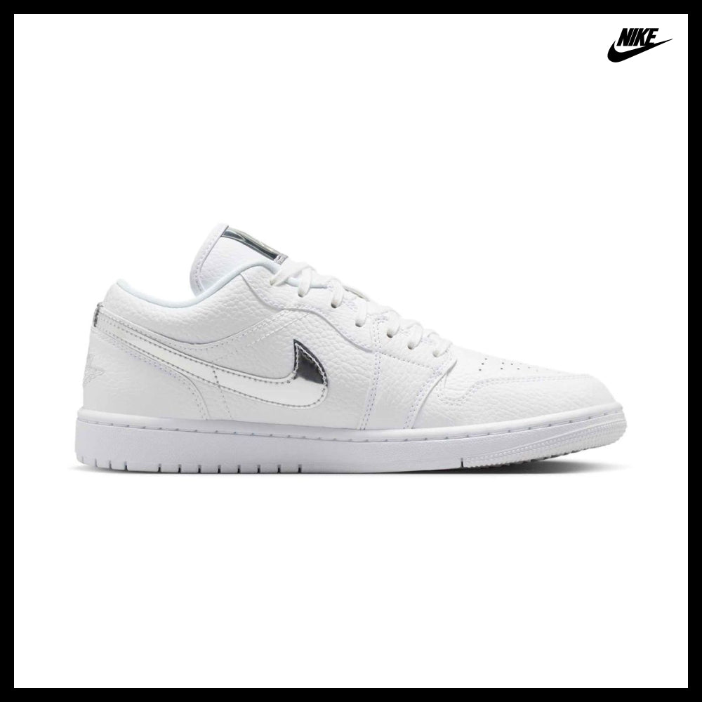 【NIKE】Air Jordan 1 Low SE W White Metallic Silver White