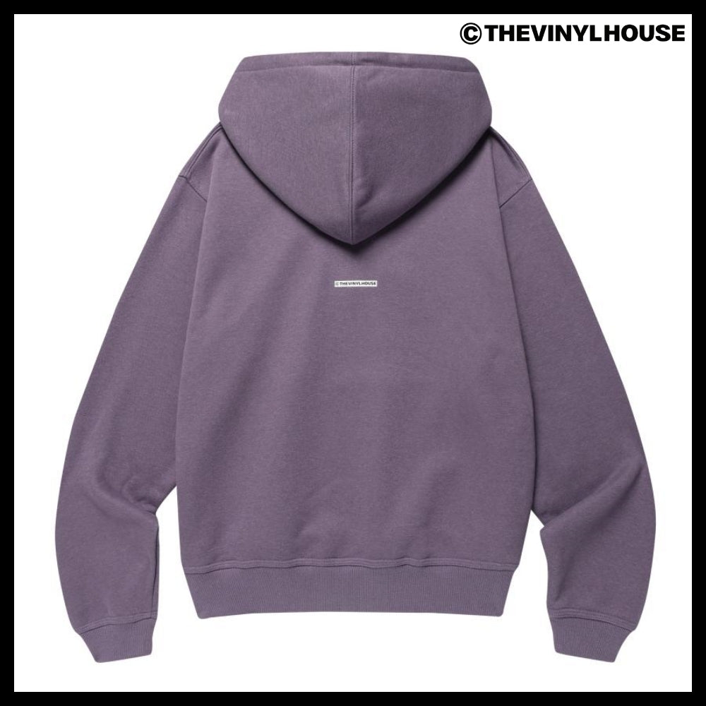 【THEVINYLHOUSE】Cursive writing typo hoodie (4 colors)