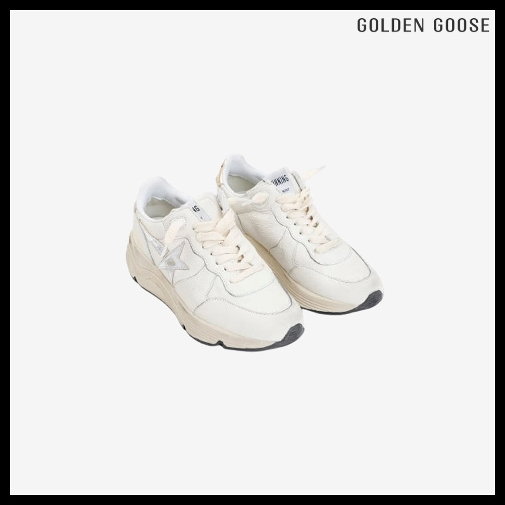 【Golden Goose】Running Sole Leather Suede Star Sneakers