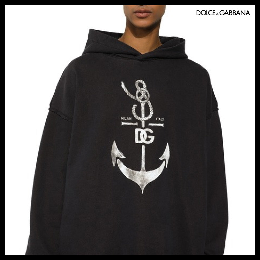 【Dolce & Gabbana】HOODIE WITH MARINA PRINT