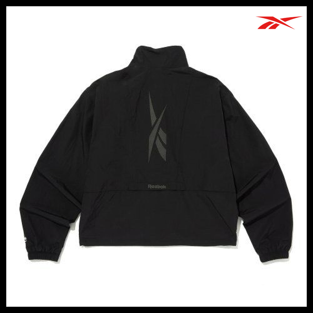 【REEBOK】Vector Flash Crop Windbreaker W Black