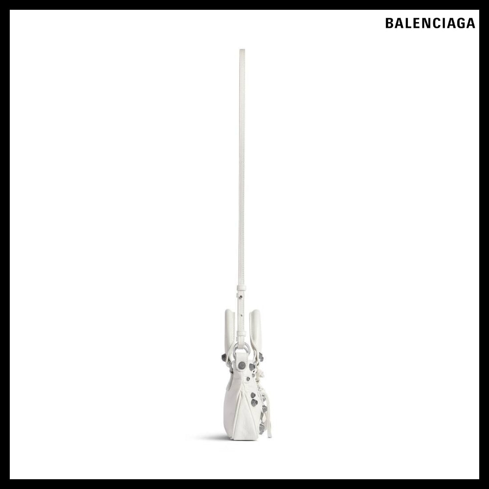 【BALENCIAGA】Neo Cagole Mini Tote Bag White