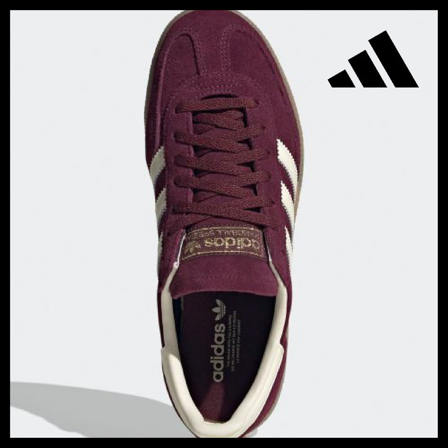【ADIDAS】Handball Spezial Maroon Cream White