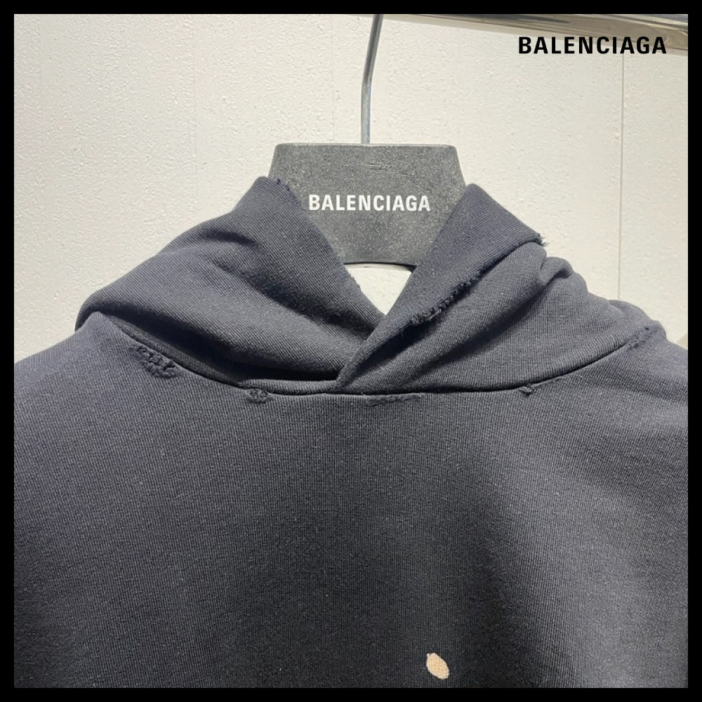 ★Balenciaga アウトレット セール ★Drawn BB Large Fit Hoodie