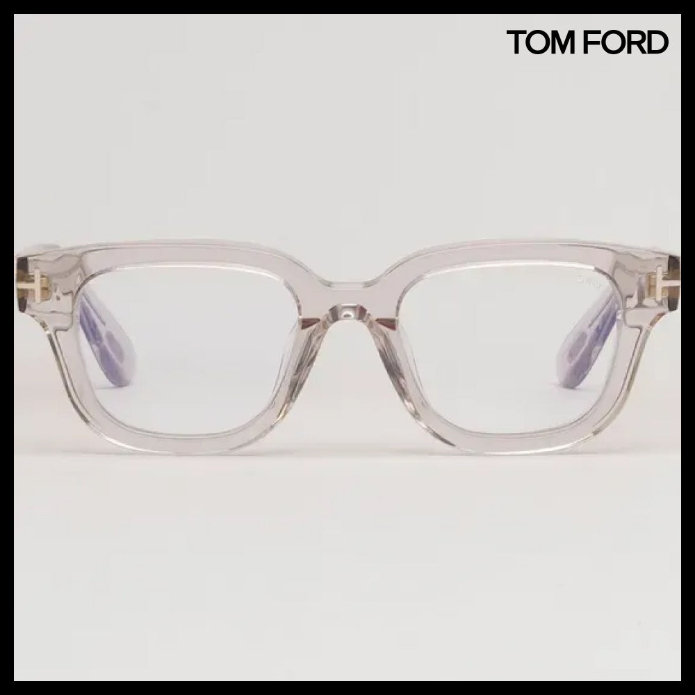 【TOM FORD】Transparent Horn-Rimmed Eyeglasses Blue Light