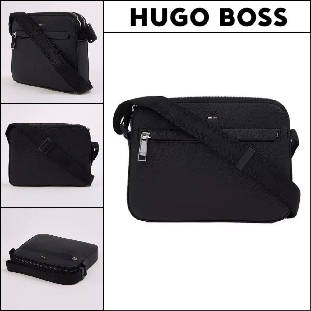 【Hugo Boss】Men's Ray Logo Crossbody Bag