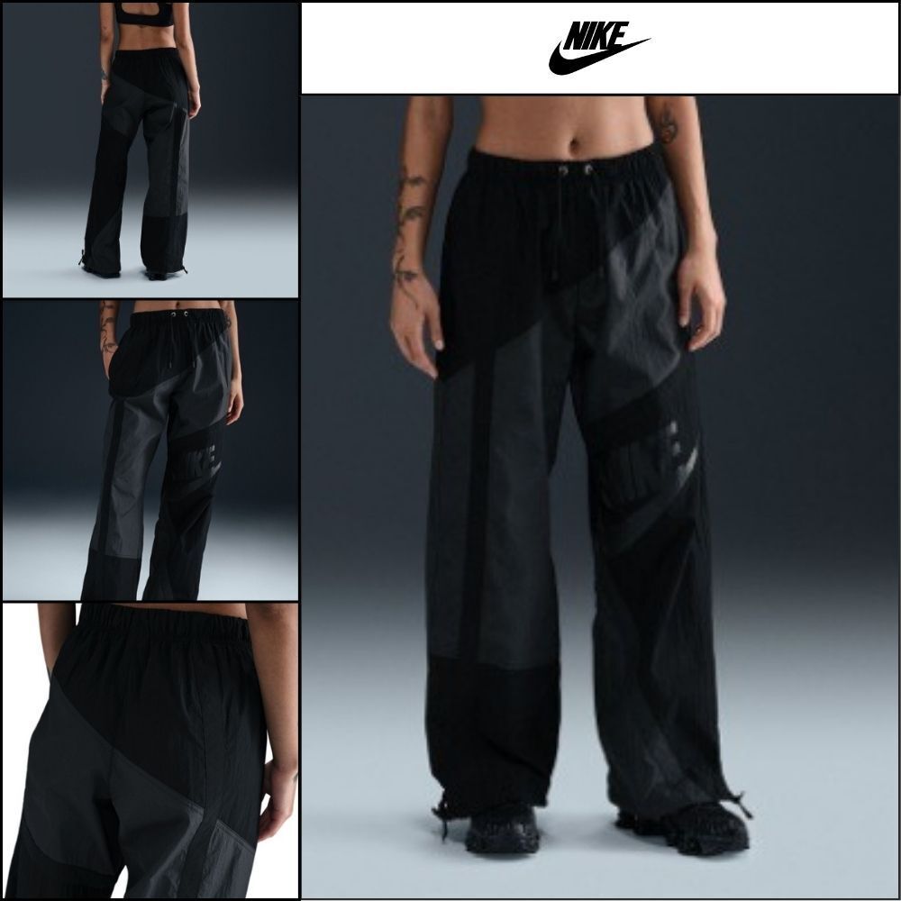 【Nike】Women’s Sportswear Mid-Rise Loose Woven Open Hem